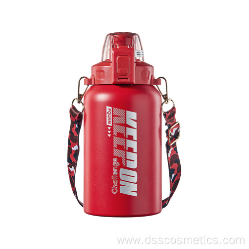 2022 new desined bottle sport and bpa free water bottle with straw